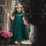 Robe de petite fille d’honneur pour mariage